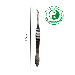 Nhíp cong gắp chỉ- lấy mụn inox dài 10cm- Nhỏ gọn- thao tác dễ dàng