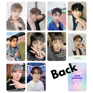 Set 10 card giấy bo góc in 2 mặt Seventeen - Wonwoo
