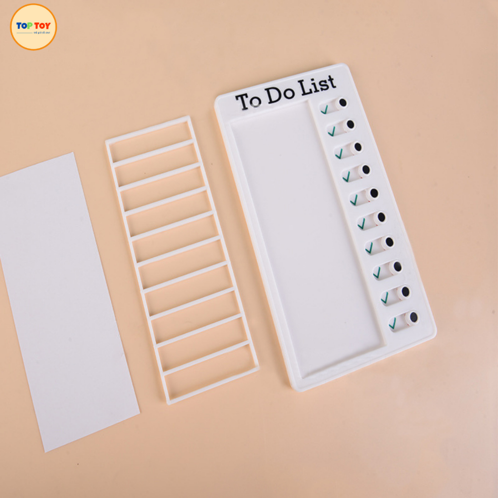 Bảng Kế Hoạch Checklist Cho Bé TOPTOY, Bảng Todolist Lập Kế Hoạch, Theo Dõi Công Việc Hàng Ngày Trẻ Em và Người Lớn