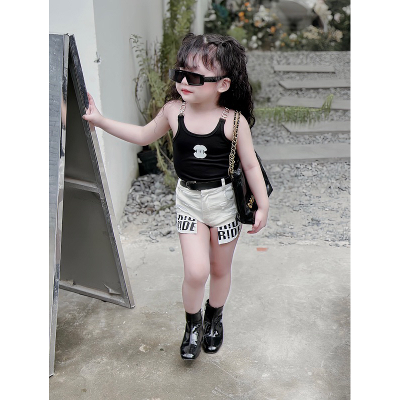 Sét áo buộc bụng và quần da siêu đẹp 7-41kg