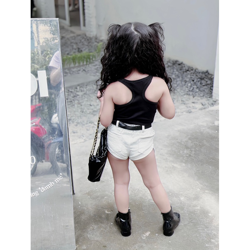 Sét áo buộc bụng và quần da siêu đẹp 7-41kg