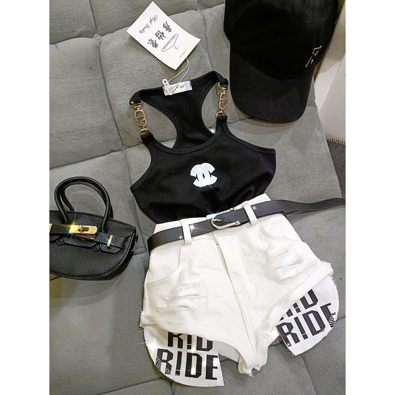 Sét áo buộc bụng và quần da siêu đẹp 7-41kg