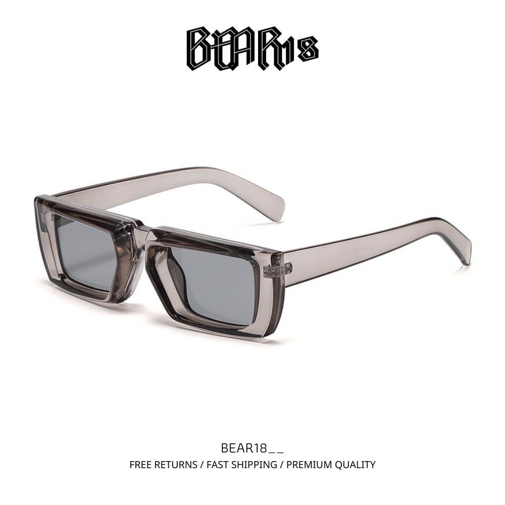 Kính mắt y2k đen BEAR18 phong cách cá tính dành cho nam và nữ
