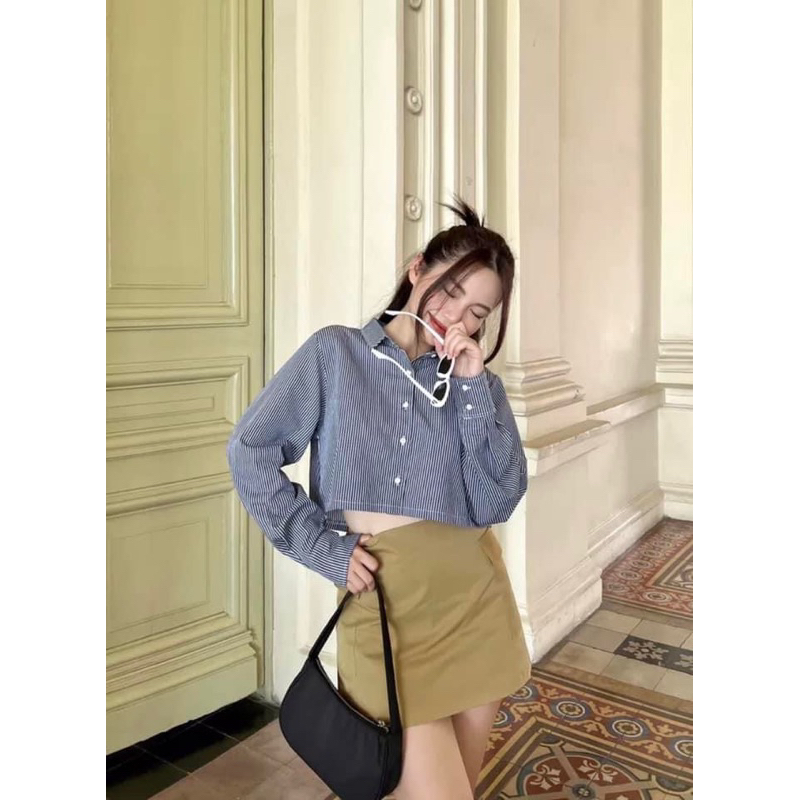 Áo sơmi croptop Kidostudiowear