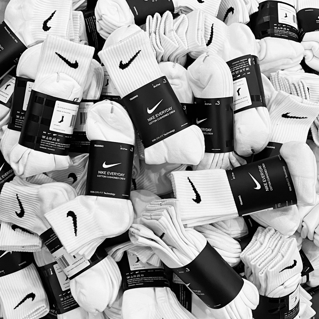 Tất vớ Nike chính hãng cổ Cao, Trung, Thấp dáng thể thao công nghệ Drifit chống hôi chân nam nữ unisex