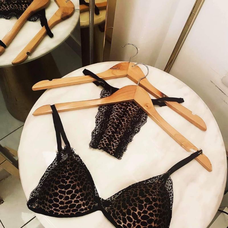 Bộ lót nữ,nội y nữ ren sexy thiết kế quần dây Gin Lingerie hoạ tiết beo | BigBuy360 - bigbuy360.vn