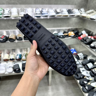 [Yêu thích❣️] Giày lười nam ℍ𝕖𝕣𝕞𝕖𝕤 đen sần fullbox
