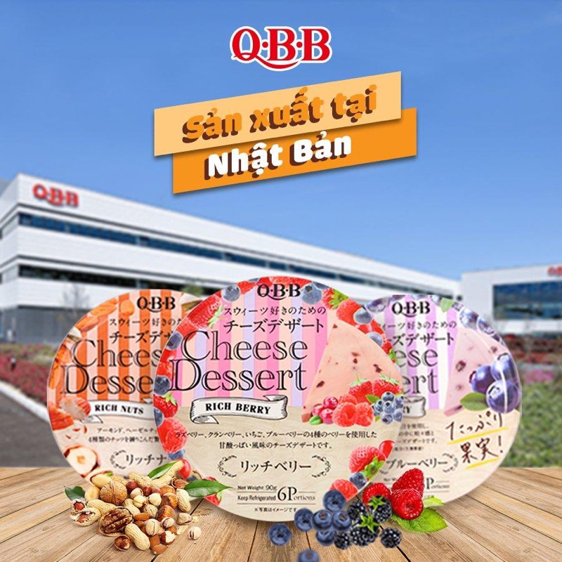 Phô Mai QBB Nhật đủ vị