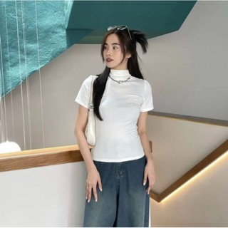 Áo thun zip cổ leo 3P basic nhiều màu
