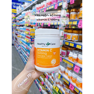 Viên ngậm bổ sung Vitamin C | Healthycare Vitamin C 500mg chewable | 500 viên | Úc.
