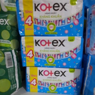 Băng Vệ Sinh Kotex Hằng Ngày Hương Tự Nhiên Kháng Khuẩn 20 miếng (tặng 4miếng hằng ngày)
