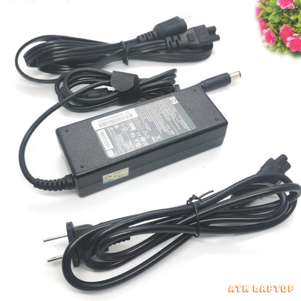 Sạc Laptop HP loại tốt  chân kim to/nhỏ HP 18.5V - 3.5A / 19V - 4.74A  Adapter HP, Bảo Hành Đổi Mới 12 Tháng-ATK02