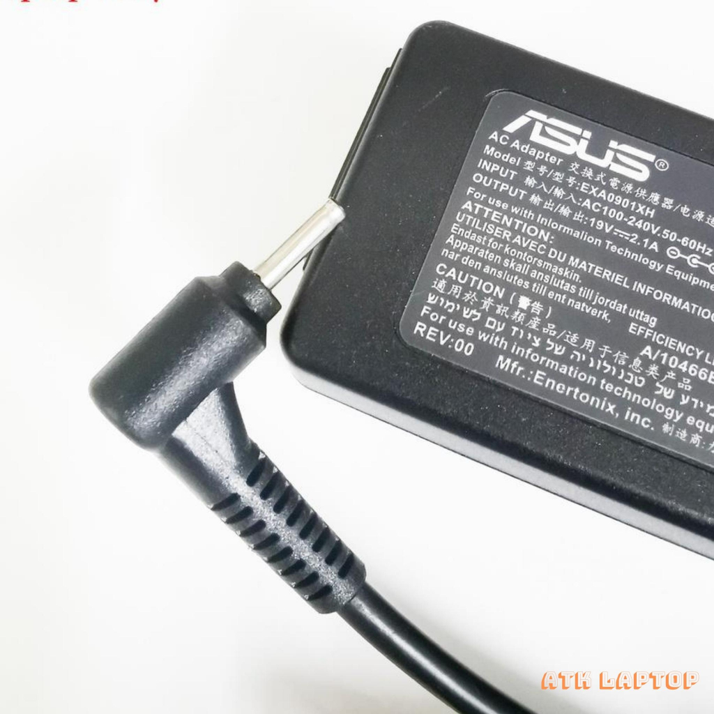 Sạc Laptop Asus 19V-3.42A/2.37A/1.75A Loại Tốt cao cấp chính hãng, Adapter asus chân to/nhỏ hàng nhập khẩu - ATK03