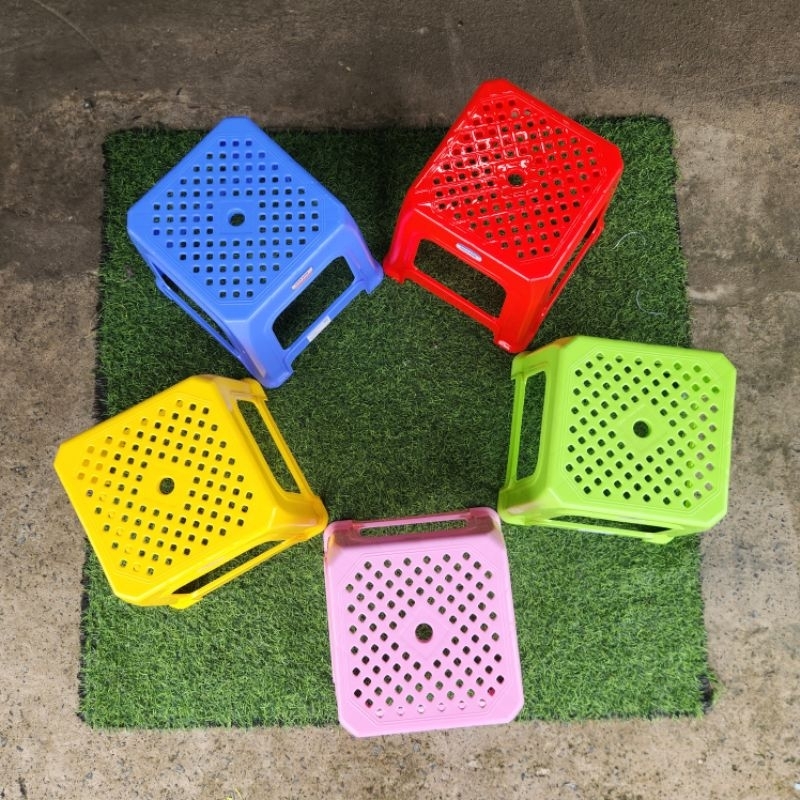 Combo 02 Ghế lùn mặt lưới - Duy Tân