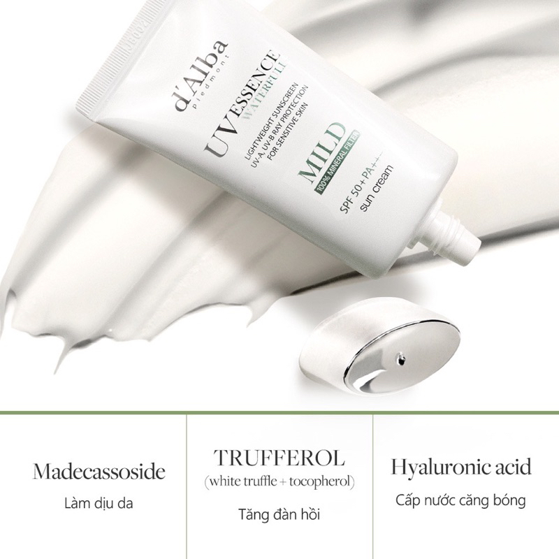 KEM CHỐNG NẮNG D’ALBA UV ESSENCE WATERFULL