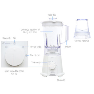 Máy xay sinh tố Midea MJ-BL45P mới 100%