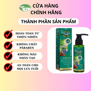 Dung dịch vệ sinh phụ nữ thảo mộc xanh x4100ml được chiết xuất từ thảo