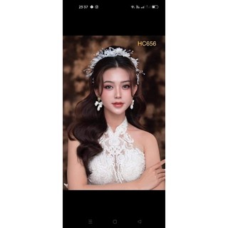 Bờm cài tóc cô dâu giá xưởng