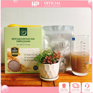 Bột Gạo Lứt Hạt Sen Thiên Thanh 950g tặng 10 trà gạo lứt, thước dây, muỗng thực đơn