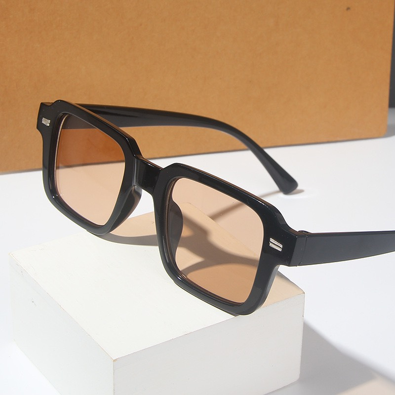 Kính mắt y2k đen BEAR18 phong cách cá tính dành cho nam và nữ