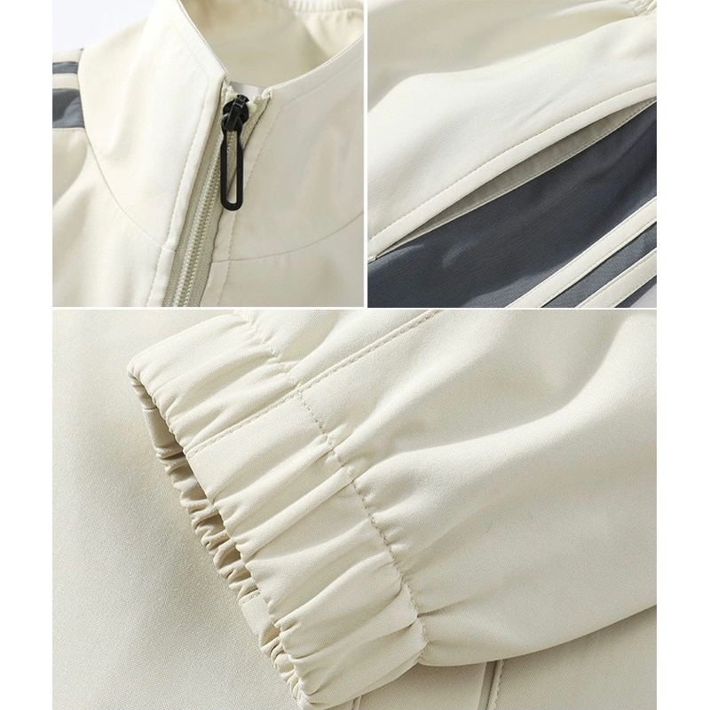 Set áo khoác thể thao nam, áo khoác thể thao kèm quần cho nam vải mát size M L XL 2XL