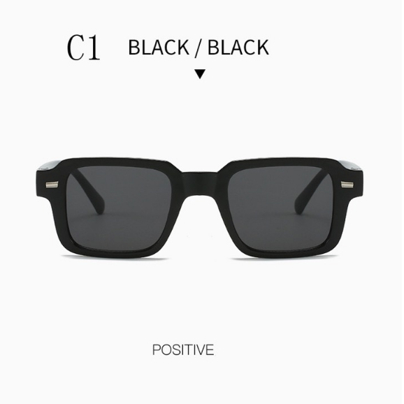 Kính mắt y2k đen BEAR18 phong cách cá tính dành cho nam và nữ