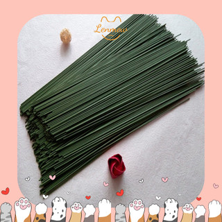 Que kẽm làm cành hoa len handmade (40cm) (Set 10 cành)