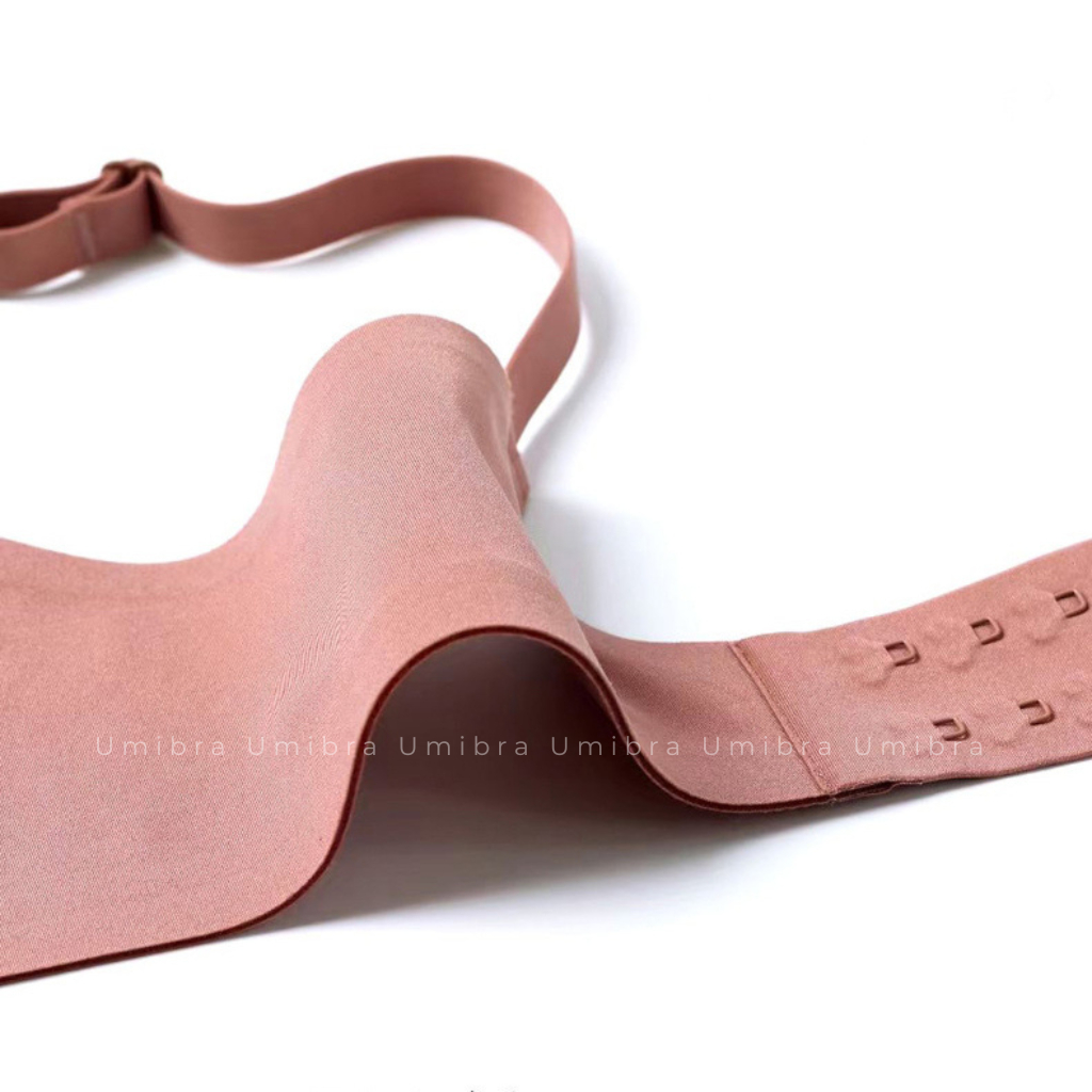 Áo lót Su Umibra tàng hình không đường may chất Su lạnh mát co dãn 4 chiều gom nâng vòng 1 săn chắc - AN40