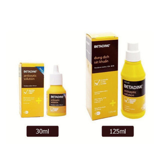 Dung dịch sát khuẩn vết thương Betadine Antiseptic Solution 10% 30ml - 125ml
