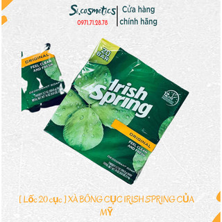 [ Lốc 20 cục ] XÀ BÔNG CỤC IRISH SPRING CỦA MỸ