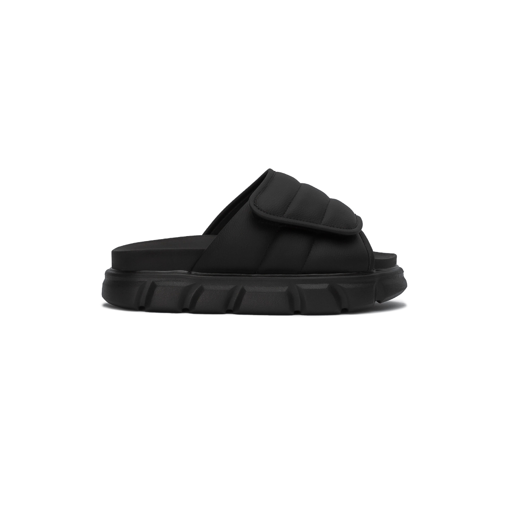 Dép Nam Nữ THE LARVA WOLF SLIDE SANDAL - FULL BLACK