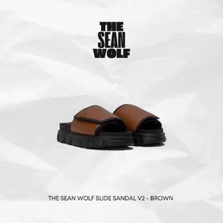 Dép nam nữ the sean wolf slide sandal v2 - brown