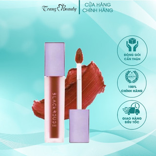 Son black rouge A12 đỏ nâu siêu lì son kem black rouge