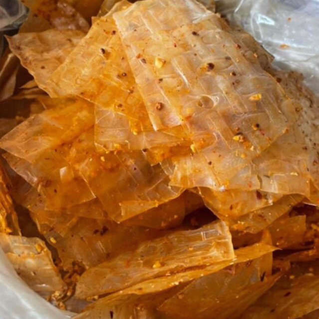 Bánh tráng muối tỏi sike siêu cay bùng chá
