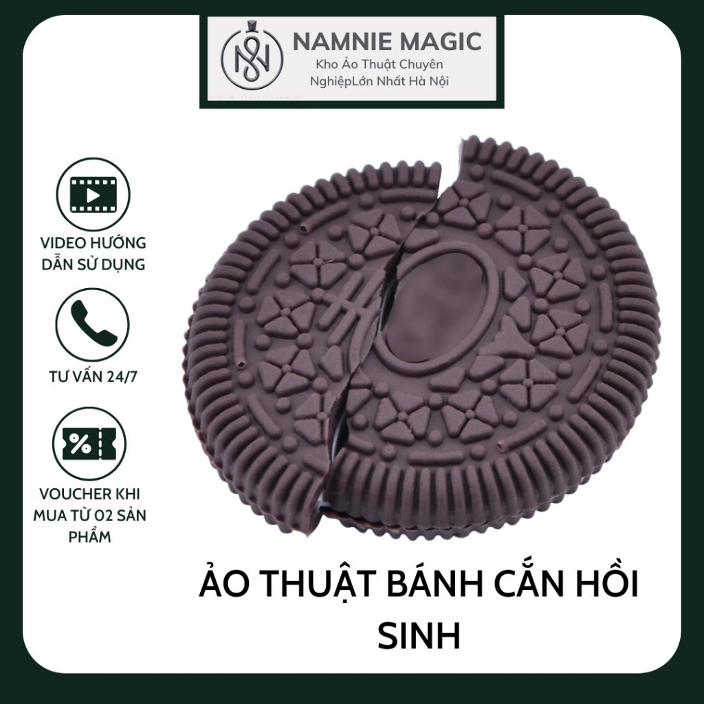 Ảo Thuật Bánh Quy Cắn Hồi Sinh, Đồ Chơi Sáng Tạo, Thông Minh, Trí Tuệ, Phát Triển Kỹ Năng Cho Bé