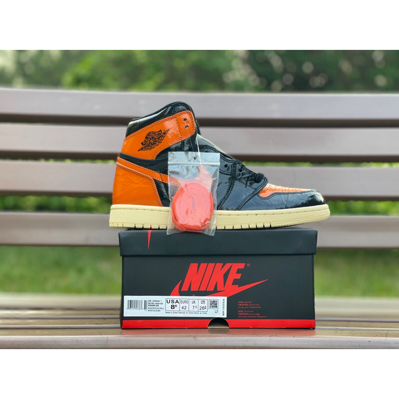 (hàng sẵn)Giày sneaker air jordan1 hight retro og“Shattered Backboard ”555088-028