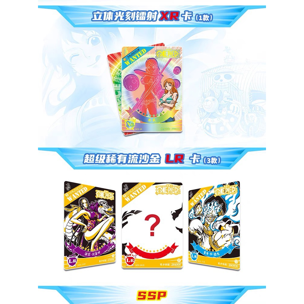 Hộp thẻ nhân phẩm One Piece Luffy xanh fullbox hàng có sẵn
