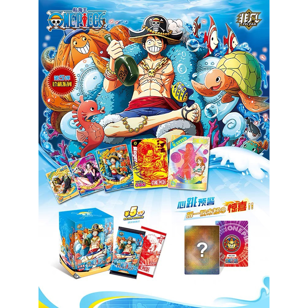 Hộp thẻ nhân phẩm One Piece Luffy xanh fullbox hàng có sẵn
