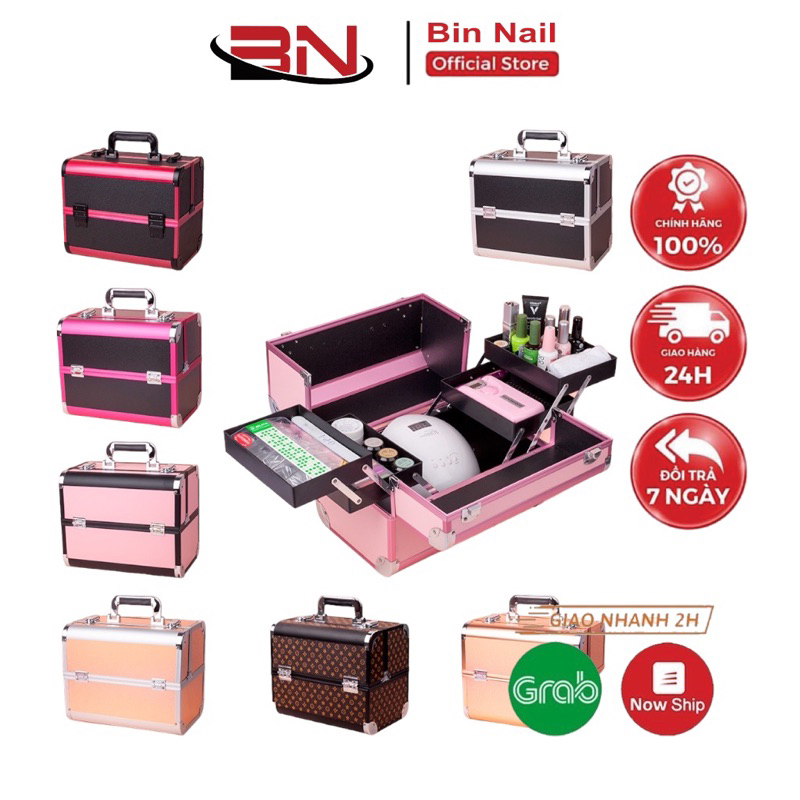 Cốp nhôm đựng đồ nail , phun xăm