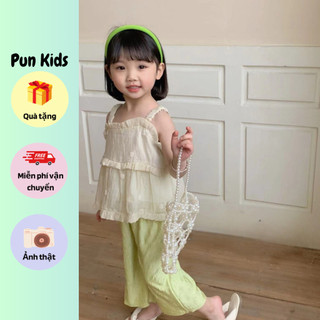 Bộ đồ 2 dây phối ren kèm quần ống xuông