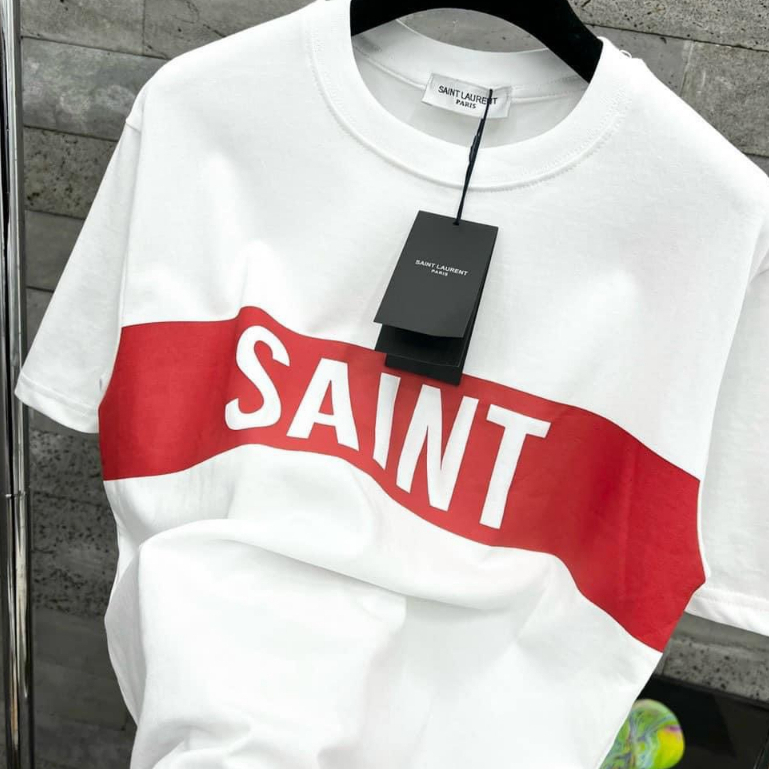 Áo Phông Nam Nữ Saint Hình In Nhiệt - Áo Phông Đôi Nam Nữ Cực Hot Chất Vải loại 1 dày dặn thấm hút mồ hôi - hàng có sẵn