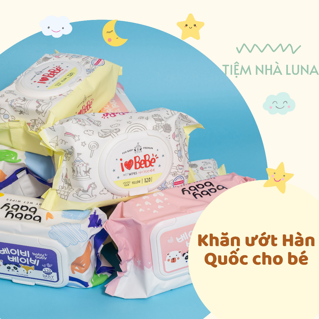Khăn ướt Hàn Quốc cho bé