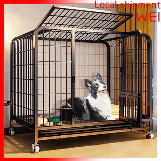 Lồng chuồng chó mèo MXL PetCage Bold Metal with Skylight Tray 4 Wheels Pet Local shipment Ống Cao Cấp Sơn Tĩnh Điện Dành