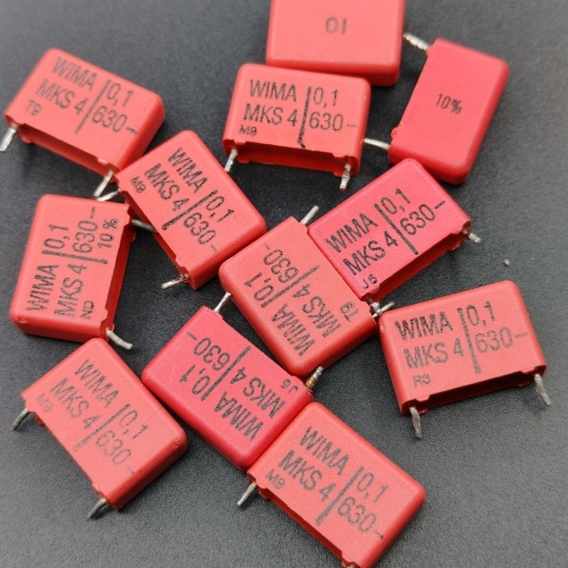 Tụ Wima 0.1uF 100nF 100n 104 250V, 630V MKS4 tháo máy