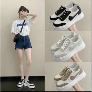 Giày JD Trắng Xám Cổ Thấp Gót Xanh xám Sneaker Nam Nữ Thời Trang