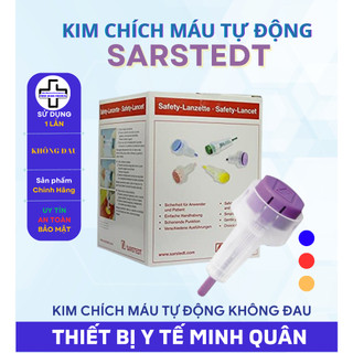 Kim chích máu đầu ngón tay cao cấp, không đau, dùng 1 lần rất an toàn nhập khẩu Châu Âu