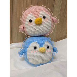 Chim cánh cụt len handmade