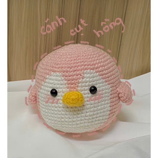 Chim cánh cụt len handmade