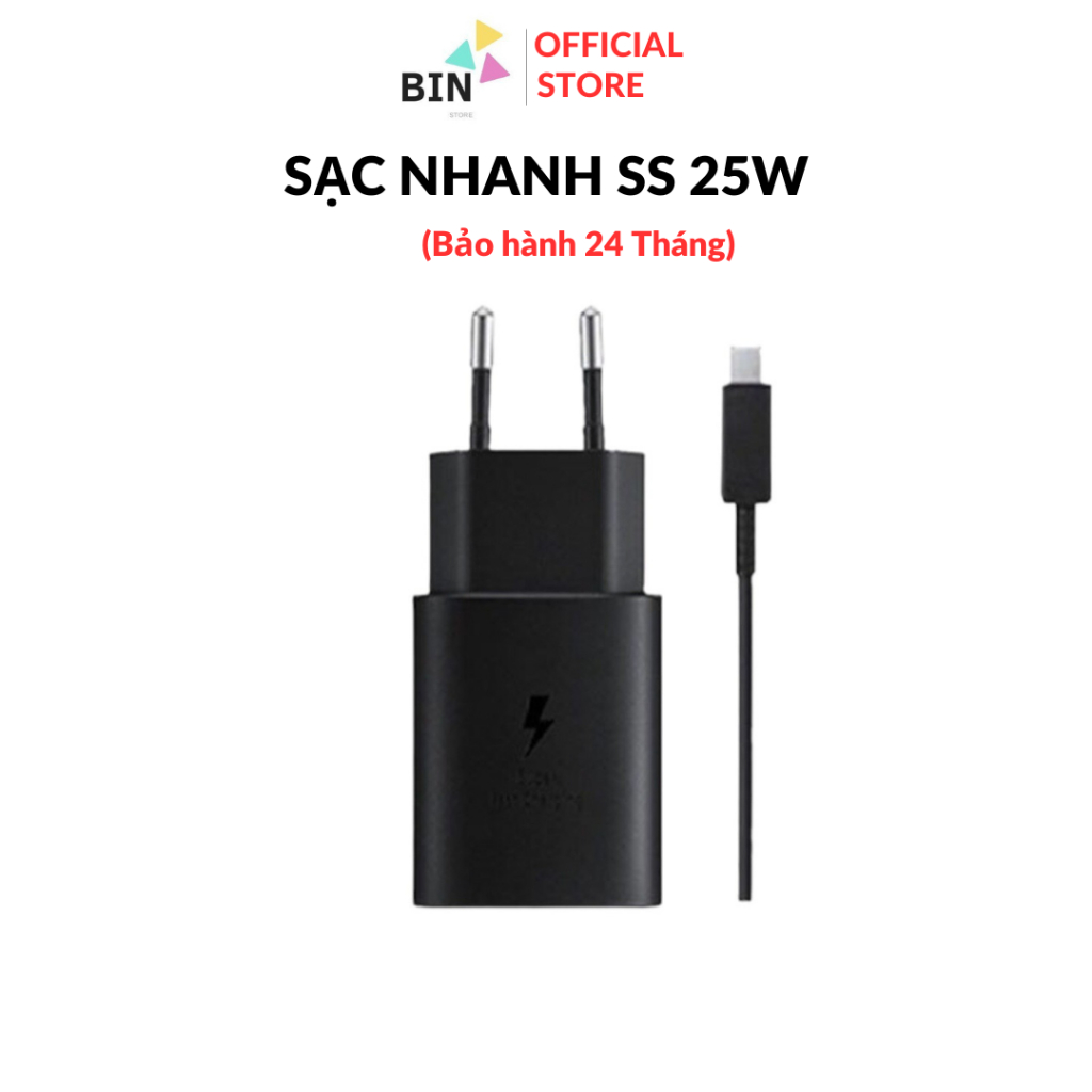 Sạc Nhanh SamSung 25w type C dành cho máy Note 10,20 , A70,71,80,90, S8,9,10,20,20+ bảo hành 24 tháng | BigBuy360 - bigbuy360.vn