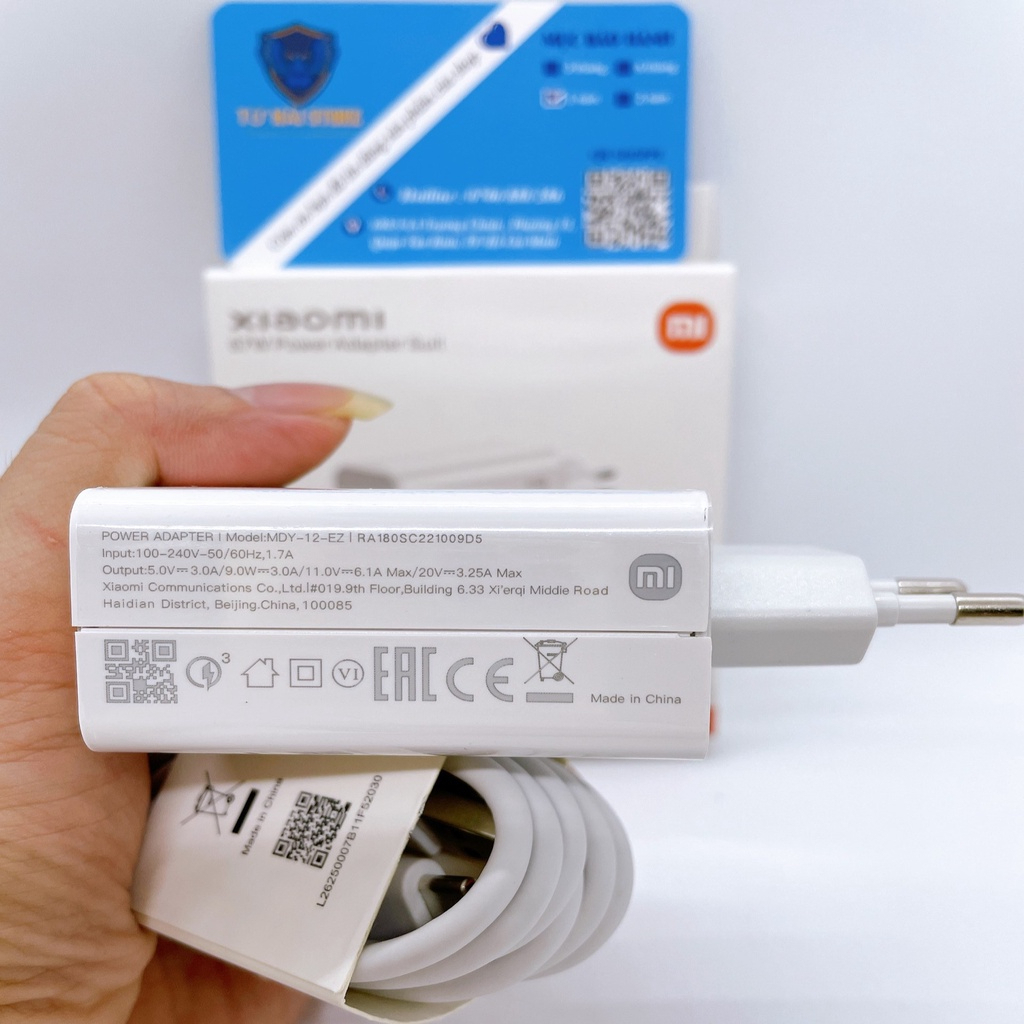 Bộ Sạc Nhanh Xiaomi 67W, Sạc nhanh Turbo Charging Bảo Hành 24T Lỗi Đổi 1-1 Trong 30 Ngày | BigBuy360 - bigbuy360.vn